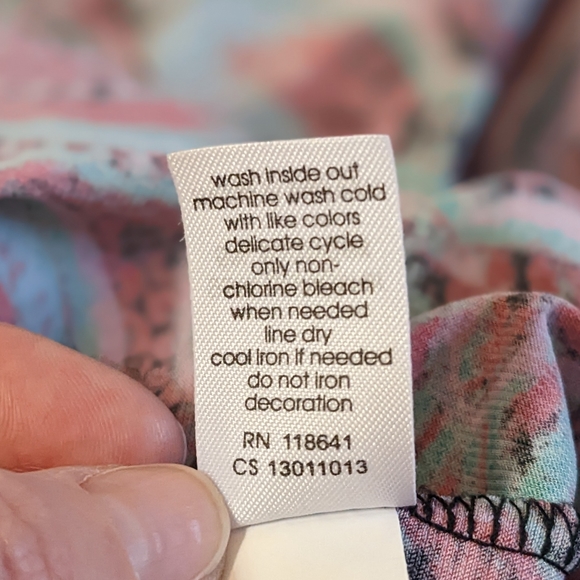 Size 26 Sequined boho tank top Lane Bryant summer - Picture 8 of 8